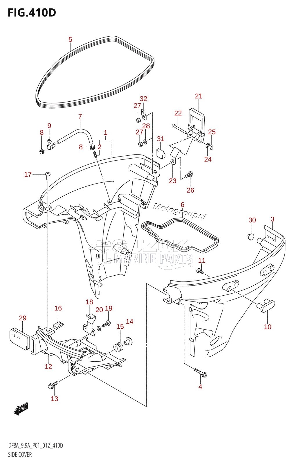 SIDE COVER (DF9.9AR:P01)