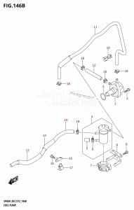 DF60A From 06002F-210001 (E03)  2012 drawing FUEL PUMP (DF50A:E03)