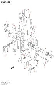 DT40 From 04005-210001 ()  2012 drawing CLAMP BRACKET (DT40WK:P40)