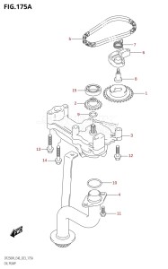 DF250 From 25005F-340001 (E40)  2023 drawing OIL PUMP