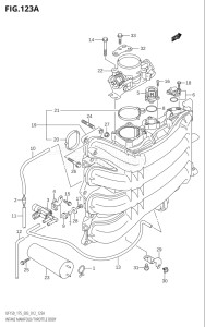 15002Z-210001 (2012) 150hp E03-USA (DF150Z) DF150Z drawing INTAKE MANIFOLD / THROTTLE BODY