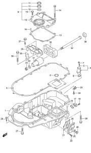 Outboard DF 150 drawing Engine Holder