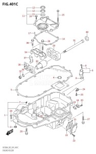 DF150AZ From 15003Z-910001 (E03)  2019 drawing ENGINE HOLDER (DF150AT)