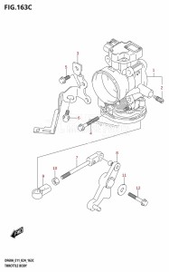 DF50AT From 05003F-440001 (E01 - E11)  2024 drawing THROTTLE BODY (DF40AQH,DF40ATH,DF50ATH,DF60AQH,DF60ATH,DF60AVTH)