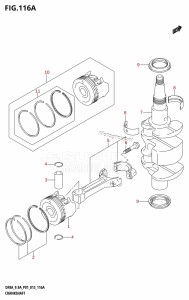 DF9.9A From 00994F-310001 (P01)  2013 drawing CRANKSHAFT