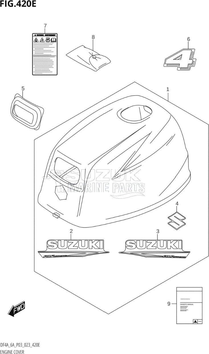 ENGINE COVER (DF4A:(021,022,023))