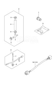 Outboard DF 175 drawing Harness (1) (Model: TG/ZG)