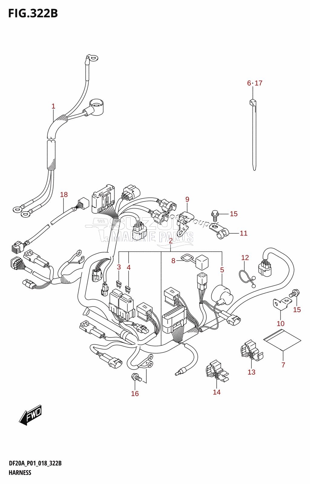 HARNESS (DF9.9BR,DF15AR,DF20AR)