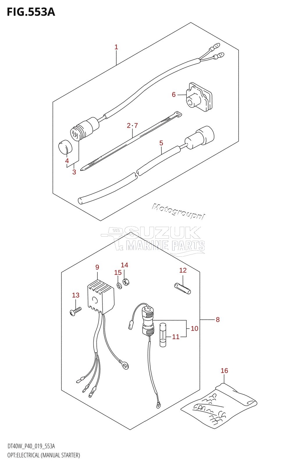 OPT:ELECTRICAL (MANUAL STARTER) (DT40W,DT40WK)