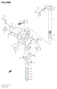 06003F-410001 (2014) 60hp E03-USA (DF60AVT) DF60A drawing SWIVEL BRACKET (DF50A)