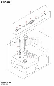 DF9.9A From 00994F-410001 (P01)  2014 drawing OPT:FUEL TANK