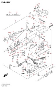 06002F-040001 (2020) 60hp E01 E40-Gen. Export 1 - Costa Rica (DF60A  DF60AQH  DF60ATH) DF60A drawing TILLER HANDLE (DF60ATH,DF50AVTH,DF60AVTH)