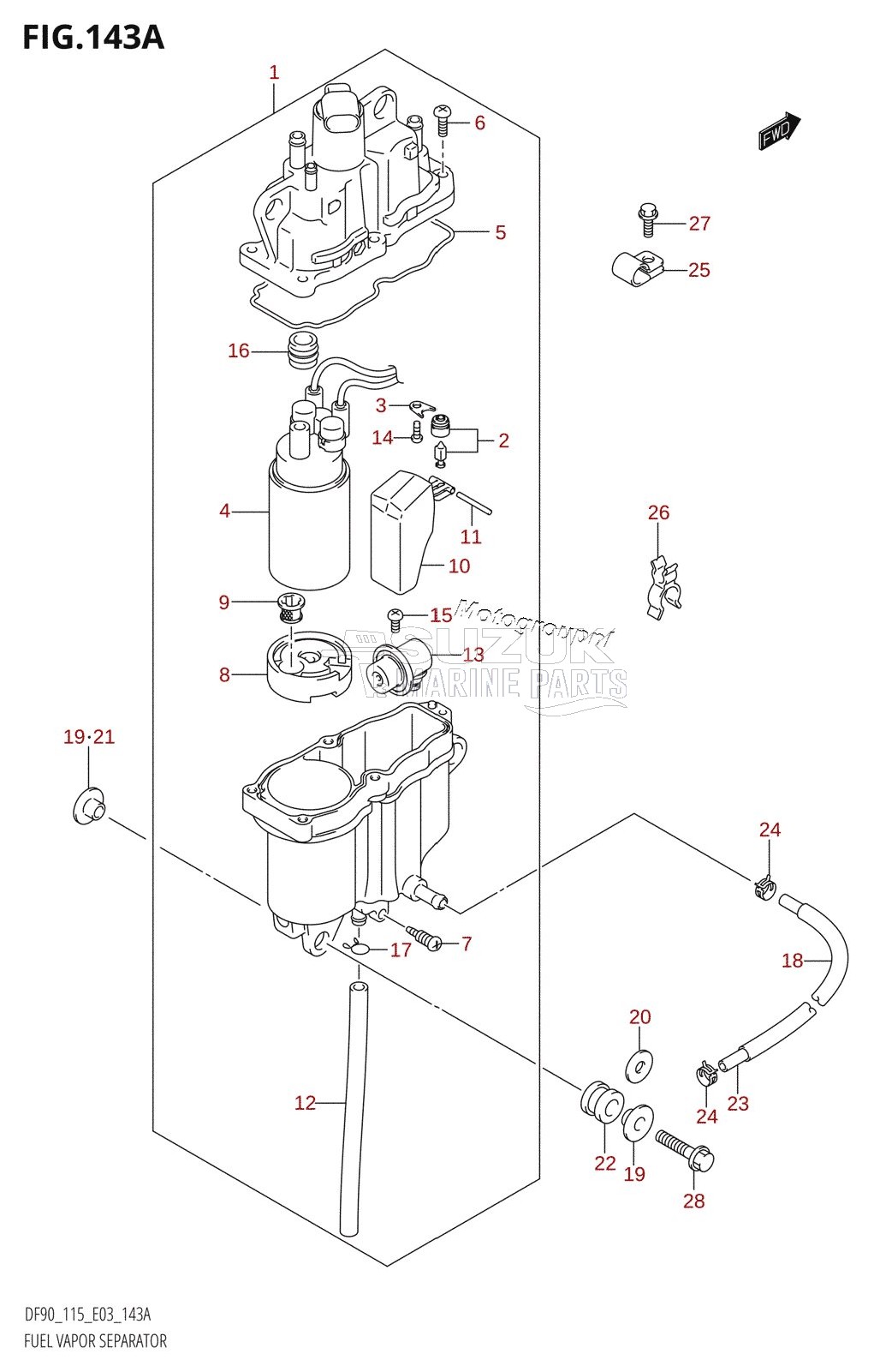 FUEL VAPOR SEPARATOR