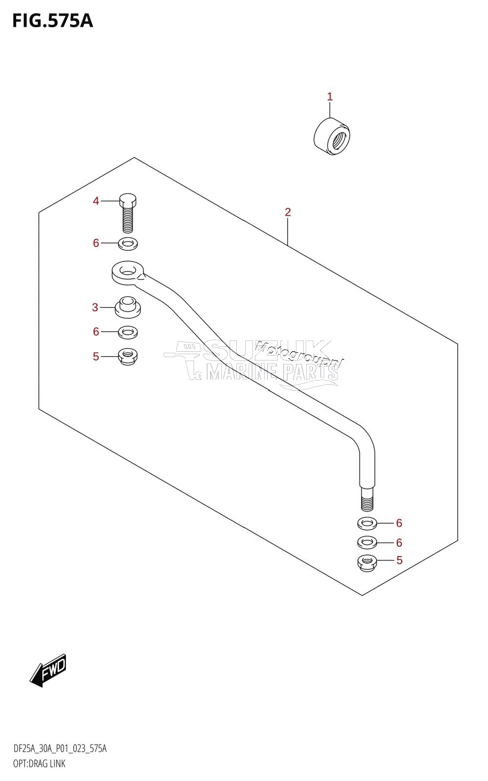 OPT:DRAG LINK (DF25A,DF25ATH,DF30A,DF30ATH,DF30AQ)