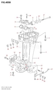 DT15 From 01504-210001 (P37-)  2012 drawing DRIVE SHAFT HOUSING (DT9.9K:P40)