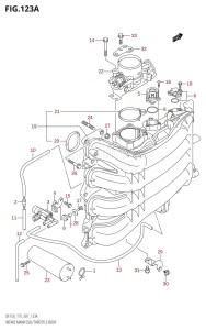 DF150Z From 15001Z-680001 (E01 E40)  2006 drawing INTAKE MANIFOLD /​ THROTTLE BODY