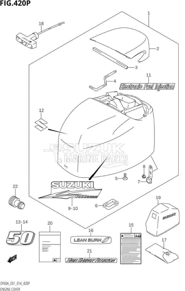 ENGINE COVER (DF50AVTH:E01)