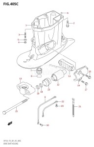 DF175T From 17502F-210001 (E01 E40)  2012 drawing DRIVE SHAFT HOUSING (DF150Z:E01)