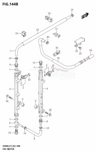 DF300A From 30002P-340001 (E11 E40)  2023 drawing FUEL INJECTOR (E40)