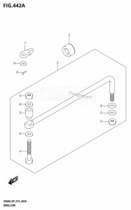 DF40A From 04003F-210001 (E01)  2012 drawing DRAG LINK (DF40A:E01)