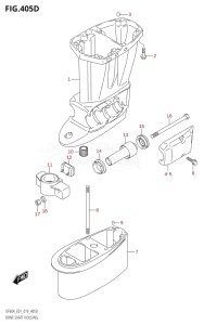 06002F-910001 (2019) 60hp E01-Gen. Export 1 (DF60AQH  DF60AT  DF60ATH) DF60A drawing DRIVE SHAFT HOUSING (DF60A:E40)