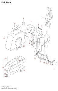 DF70A From 07003F-240001 (E11 E40)  2022 drawing OPT:REMOTE CONTROL ASSY SINGLE (1) (DF70A,DF80A,DF90A,DF100B)