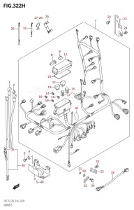 DF150Z From 15002Z-410001 (E03)  2014 drawing HARNESS (DF175ZG:E03)