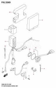 DF50A From 05004F-910001 (E03)  2019 drawing PTT SWITCH /​ ENGINE CONTROL UNIT (DF50AVT)