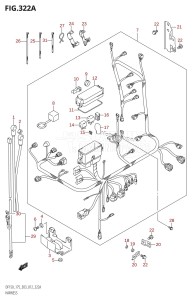 DF150Z From 15002Z-210001 (E03)  2012 drawing HARNESS (DF150T:E03)