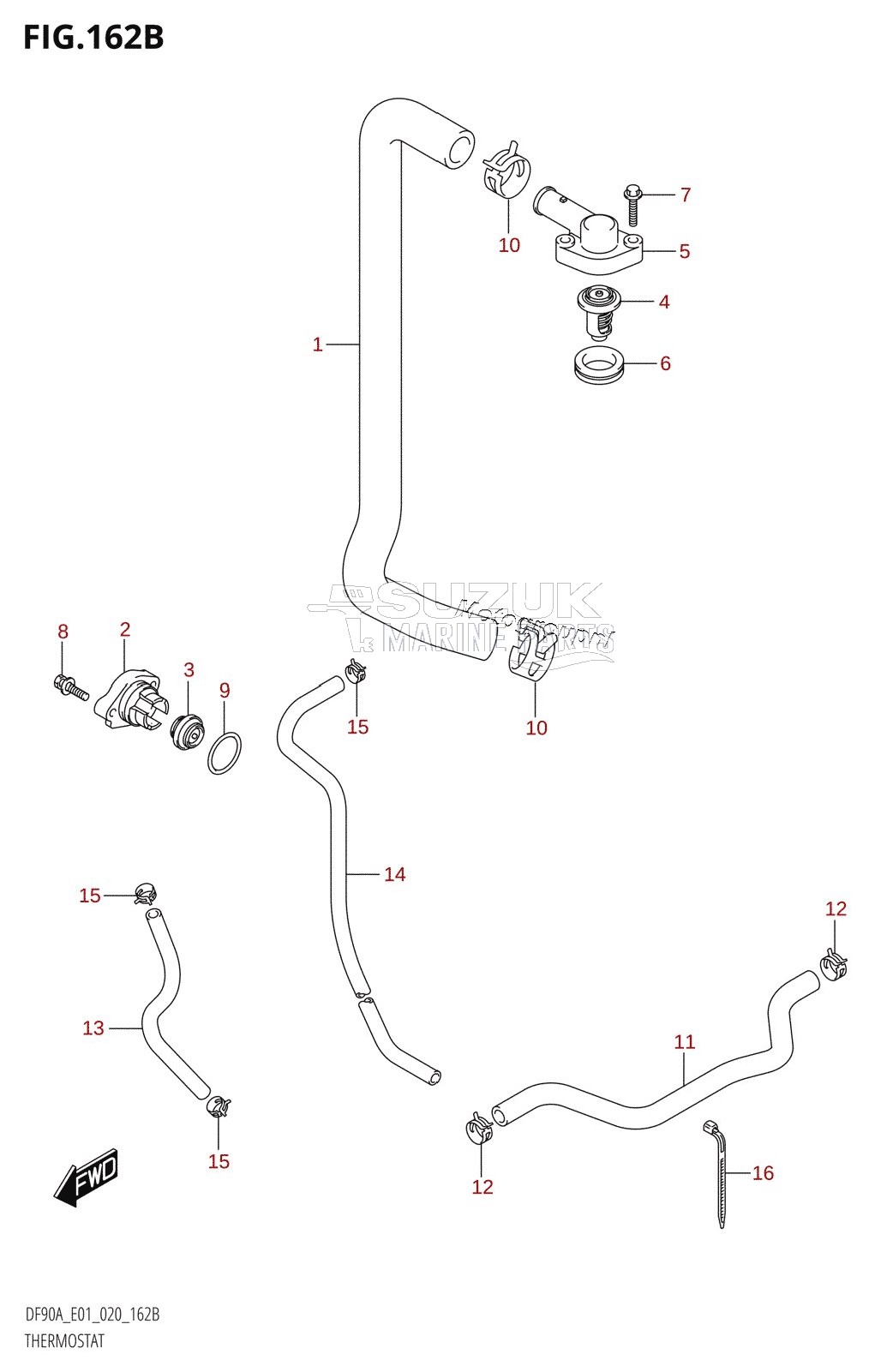 THERMOSTAT (DF70ATH,DF80A,DF90ATH,DF90AWQH)