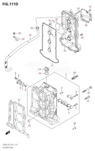 04003F-410001 (2014) 40hp E03-USA (DF40A) DF40A drawing CYLINDER HEAD (DF50AVT)