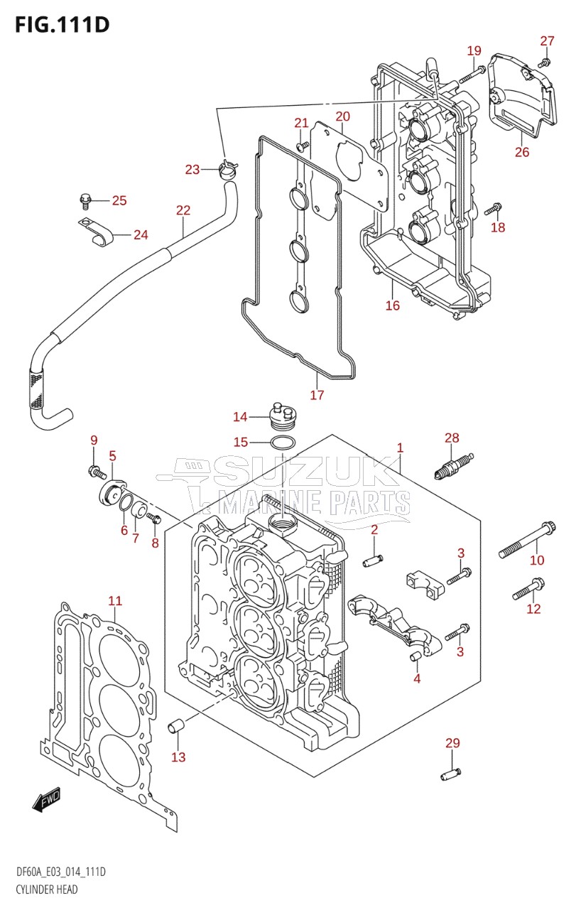 CYLINDER HEAD (DF50AVT)