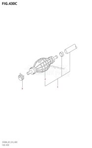 DF250A From 25003P-610001 (E01 E40)  2016 drawing FUEL HOSE (DF250A:E01)