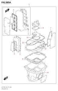 DF150AP From 15003P-710001 (E03)  2017 drawing OPT:GASKET SET