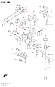 DF100C From 10005F-340001 (E01)  2023 drawing CLUTCH SHAFT