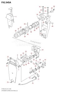 DF115A From 11503F-510001 (E03)  2015 drawing OPT:REMOTE CONTROL ASSY SINGLE (2) (DF140AT:E03)