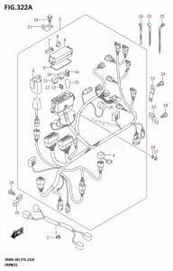 DF50A From 05004F-510001 (E03)  2015 drawing HARNESS (DF40A:E03)