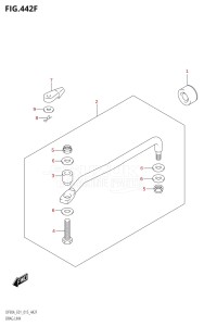 08002F-510001 (2005) 80hp E40 E01- (DF80A) DF80A drawing DRAG LINK (DF80A:E40)