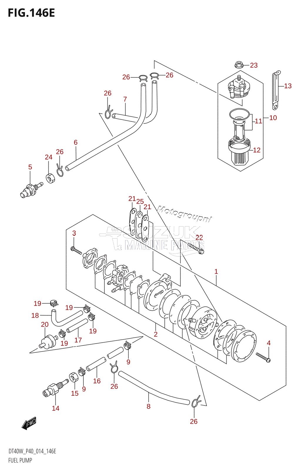 FUEL PUMP (DT40WK:P40)