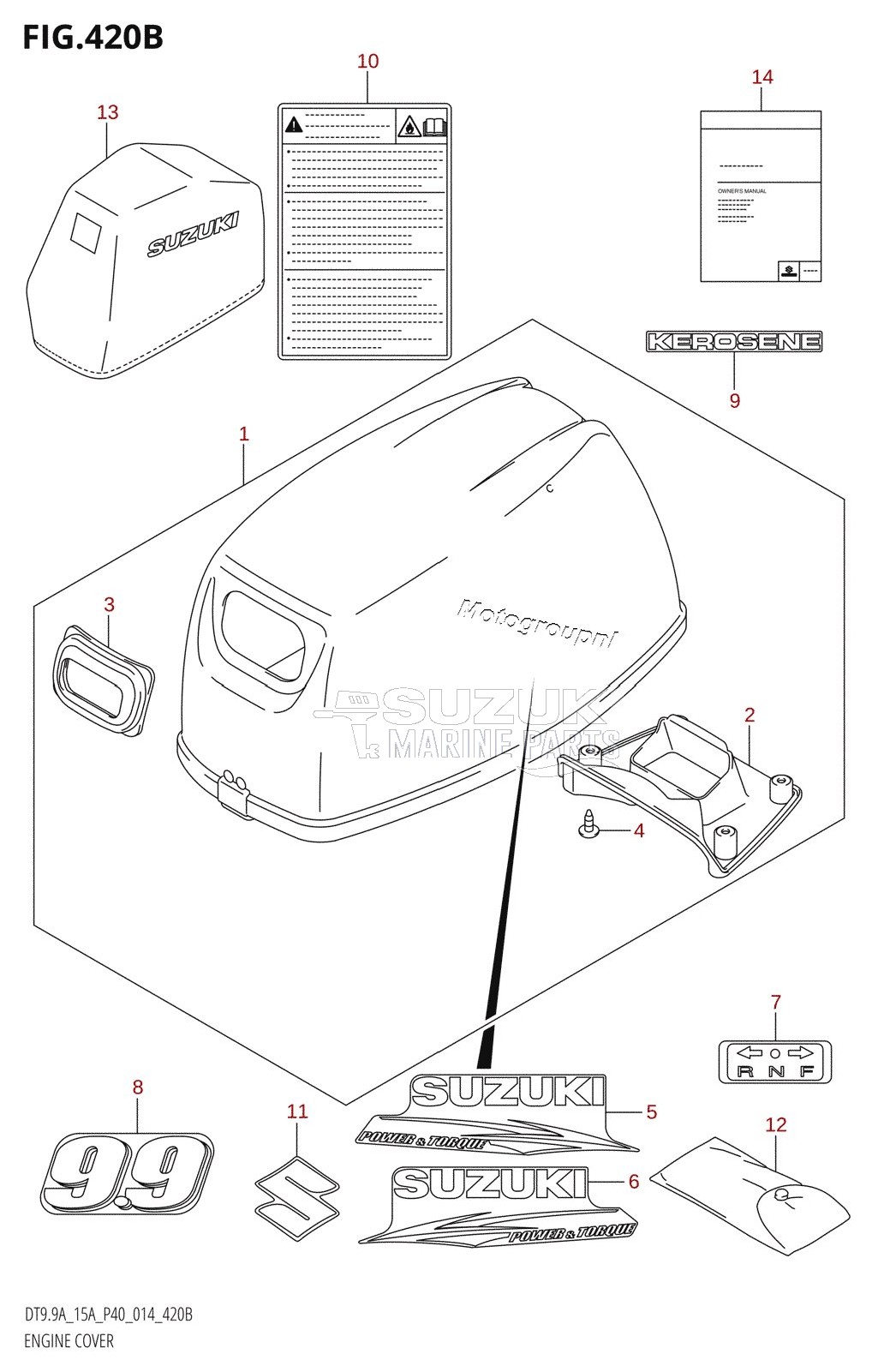 ENGINE COVER (DT9.9AK:P40)