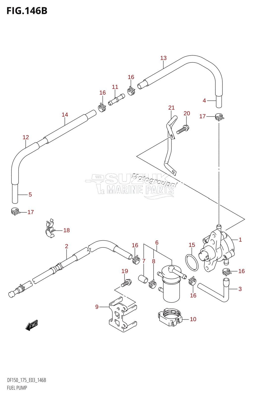 FUEL PUMP (K9,K10,011)