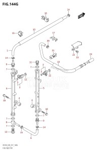 DF225T From 22503F-710001 (E03)  2017 drawing FUEL INJECTOR (DF250ST:E03)