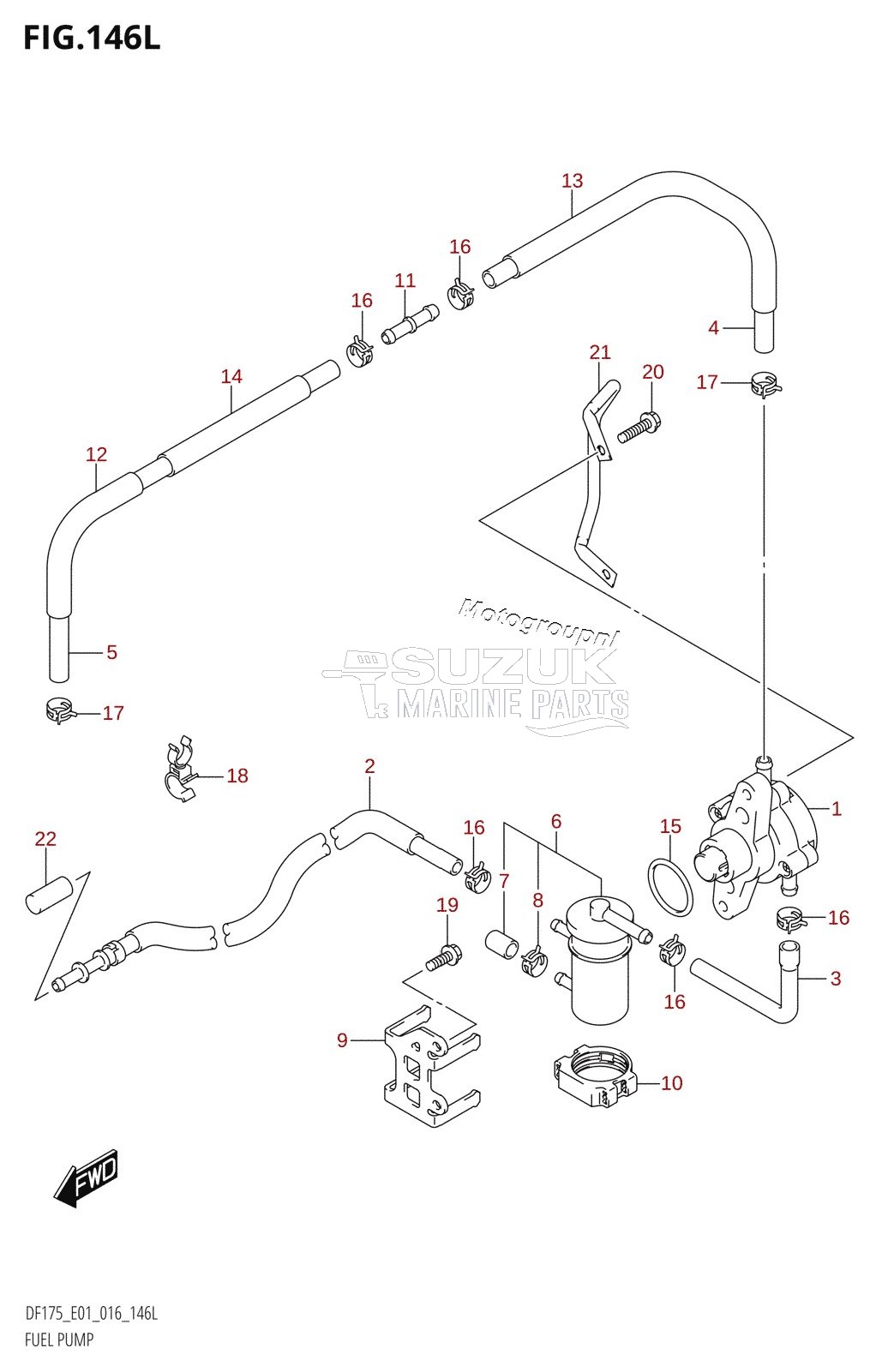 FUEL PUMP (DF175TG:E01)