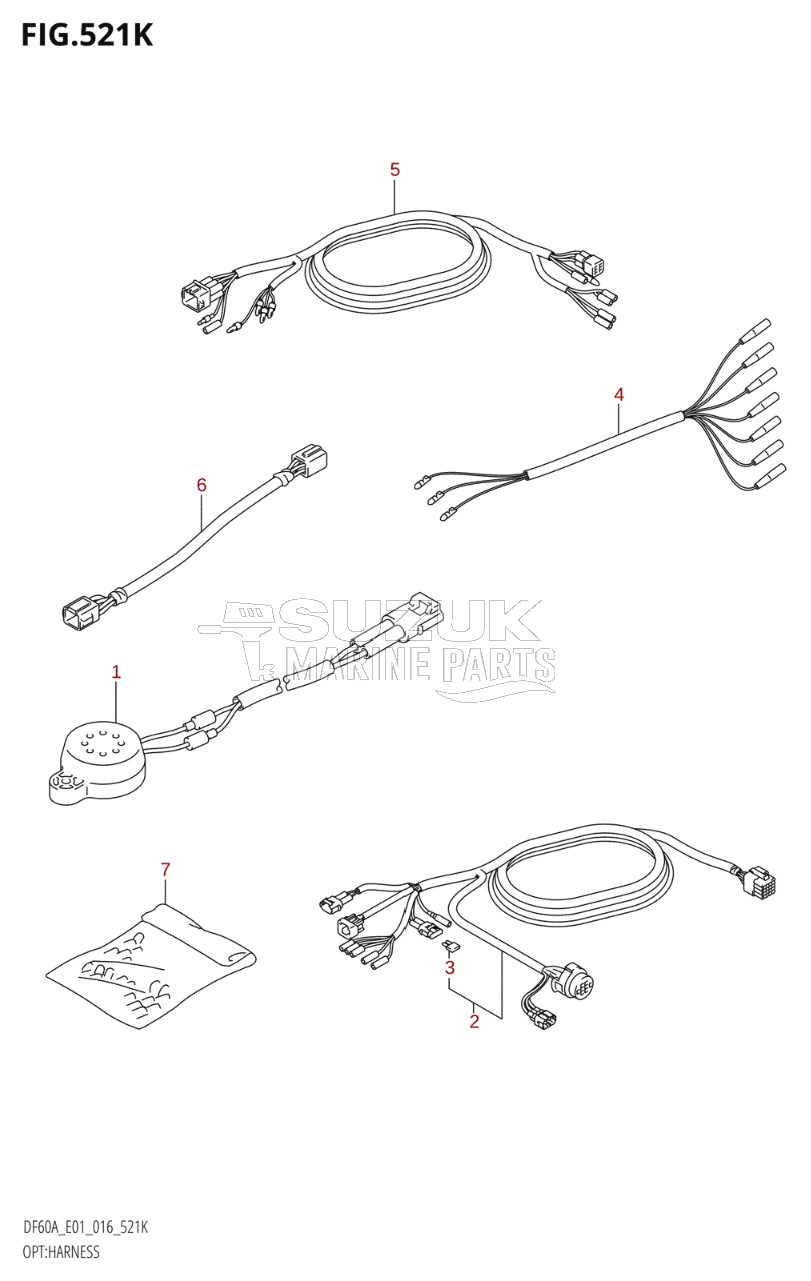 OPT:HARNESS (DF60AQH:E40)