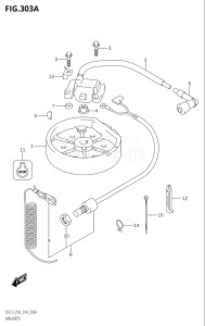 00252F-410001 (2014) 2.5hp P03-U.S.A (DF2.5) DF2.5 drawing MAGNETO