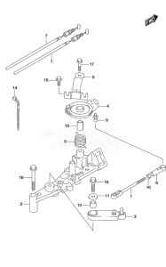 DF 250 drawing Throttle Rod