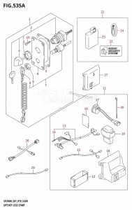 DF250AP From 25003P-910001 (E01 E40)  2019 drawing OPT:KEY LESS START (E01)