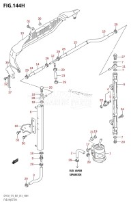 DF175Z From 17502Z-310001 (E01 E40)  2013 drawing FUEL INJECTOR (DF175Z:E40)