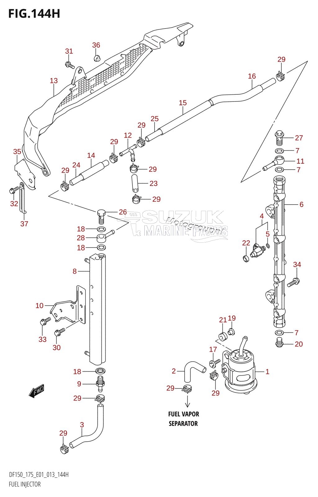 FUEL INJECTOR (DF175Z:E40)