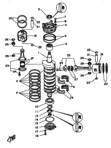 L150CETO drawing CRANKSHAFT--PISTON